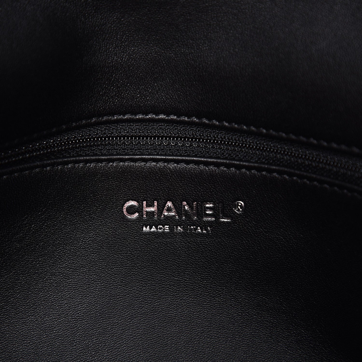 Chanel Shearling Lambskin 100% Clutch Black 6 of 8