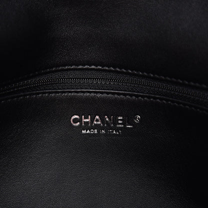 Chanel Shearling Lambskin 100% Clutch Black 6 of 8