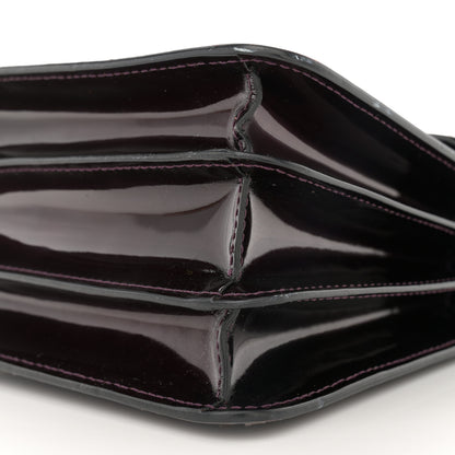 Bulgari Metallic Calfskin Serpenti Forever Top Handle Dark Purple 8 of 10