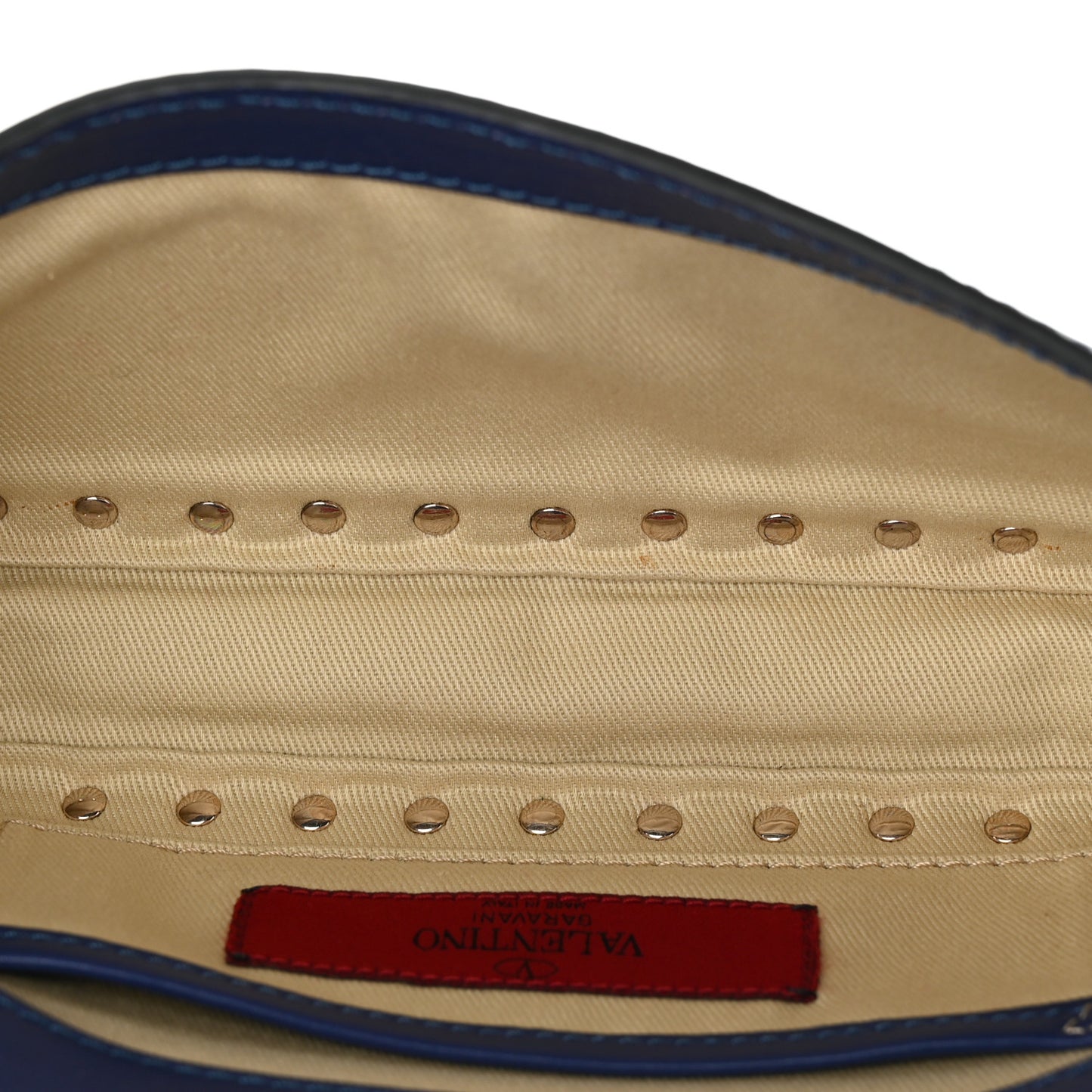 Nappa Rockstud Bangle Clutch Blue China