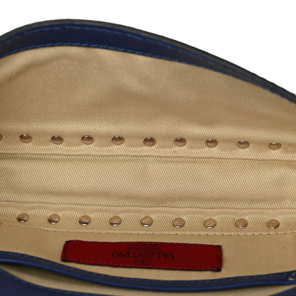 Valentino Garavani Nappa Rockstud Bangle Clutch Blue China 4 of 8