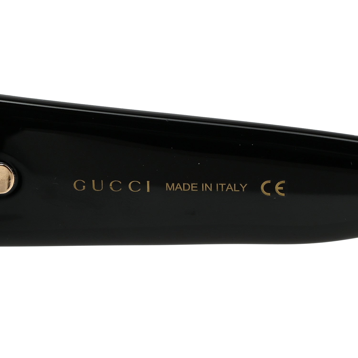 Gucci Acetate Square Frame Sunglasses Black 6 of 8