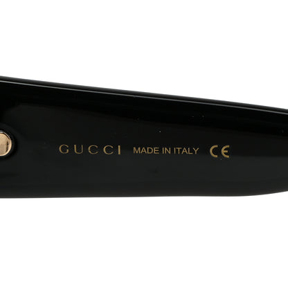 Gucci Acetate Square Frame Sunglasses Black 6 of 8