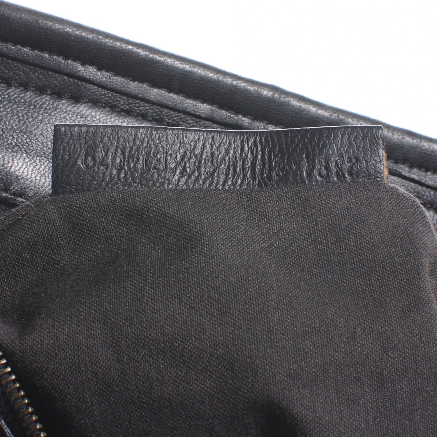 Fendi Bubble Calfskin Large Chef Shopper Tote Black 9 of 9