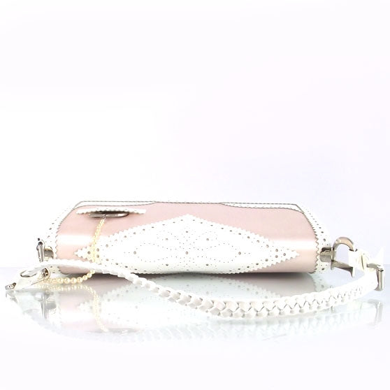 D'Trick Fox Fur Pearls Bag