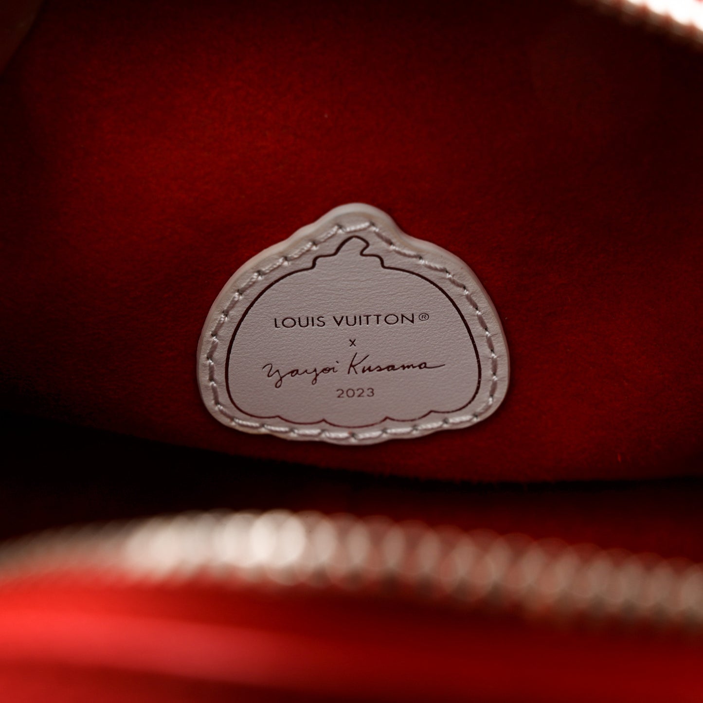 LV X YK Empreinte Square Bag Red White