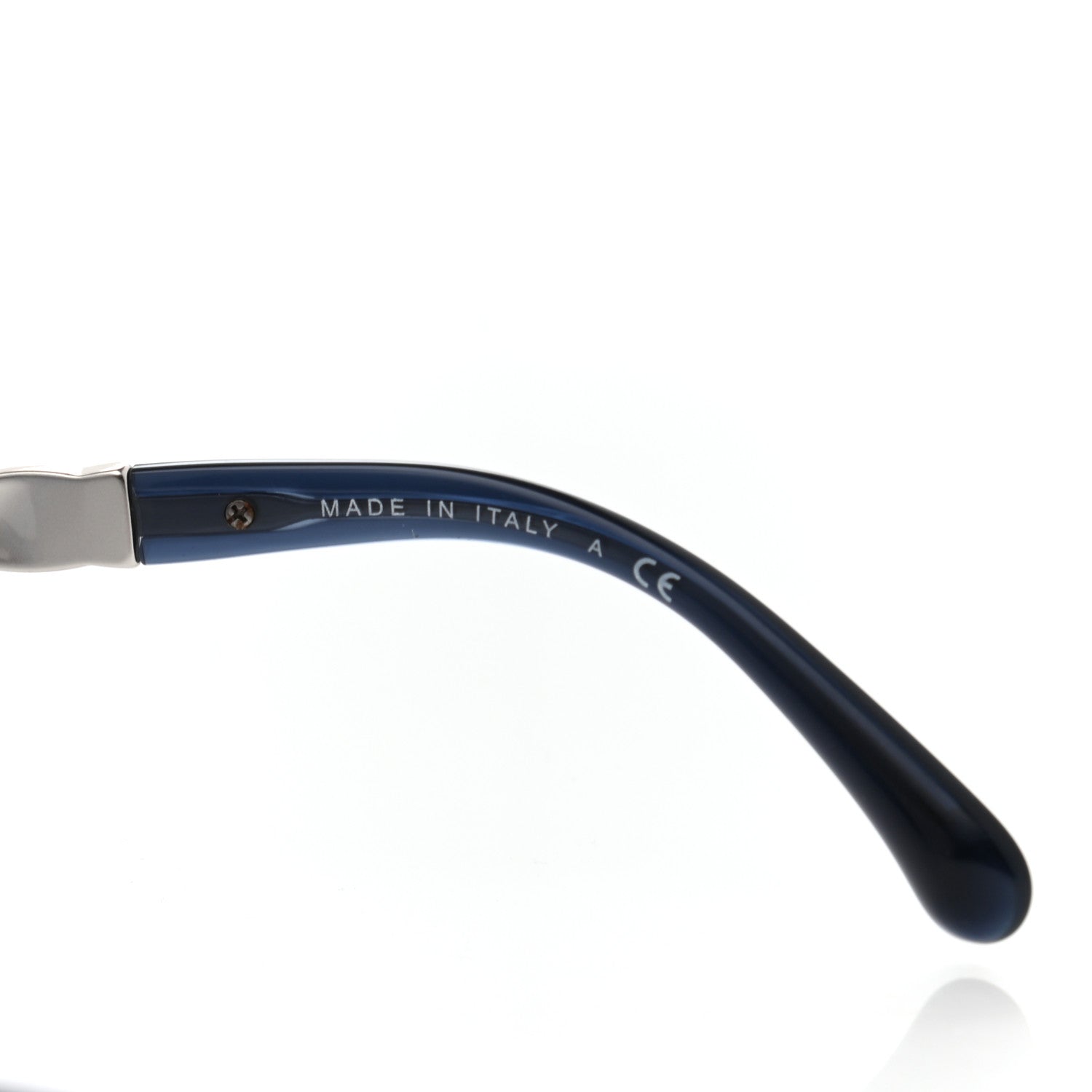 Chanel CC Butterfly Spring Sunglasses 5370 Blue Silver 7 of 8