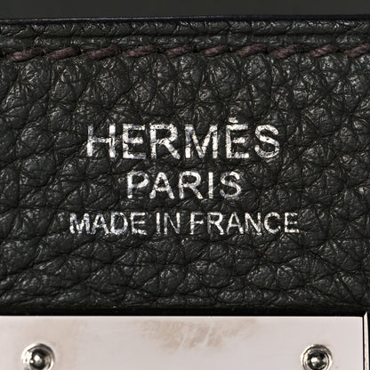 Hermes Taurillon Clemence Kelly Retourne 32 Vert De Gris 22 of 41