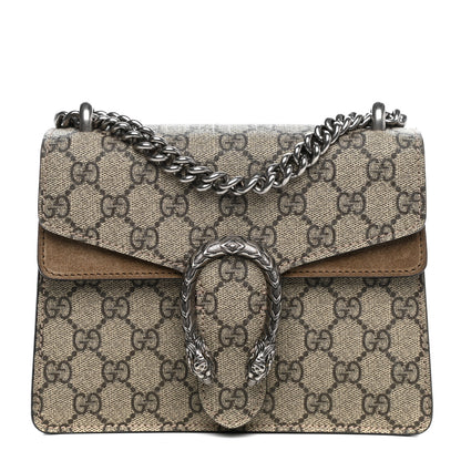 Gucci GG Supreme Monogram Mini Dionysus Shoulder Bag Taupe 1 of 11