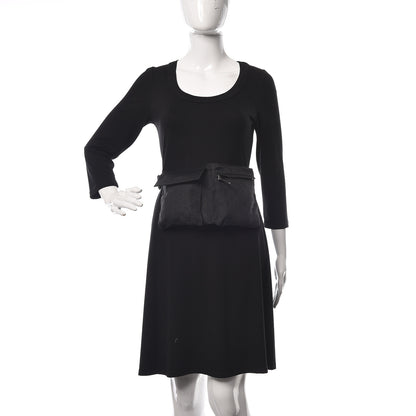 Gucci GG Monogram Double Pocket Belt Bag Black 2 of 8