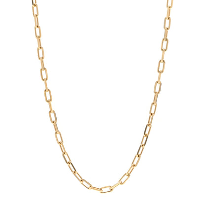 Cartier 18K Yellow Gold SM Santos De Cartier Link Necklace 22" 1 of 5