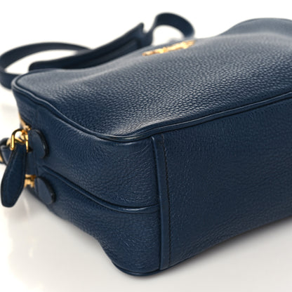 Prada Vitello Phenix Camera Bag Baltico 9 of 10