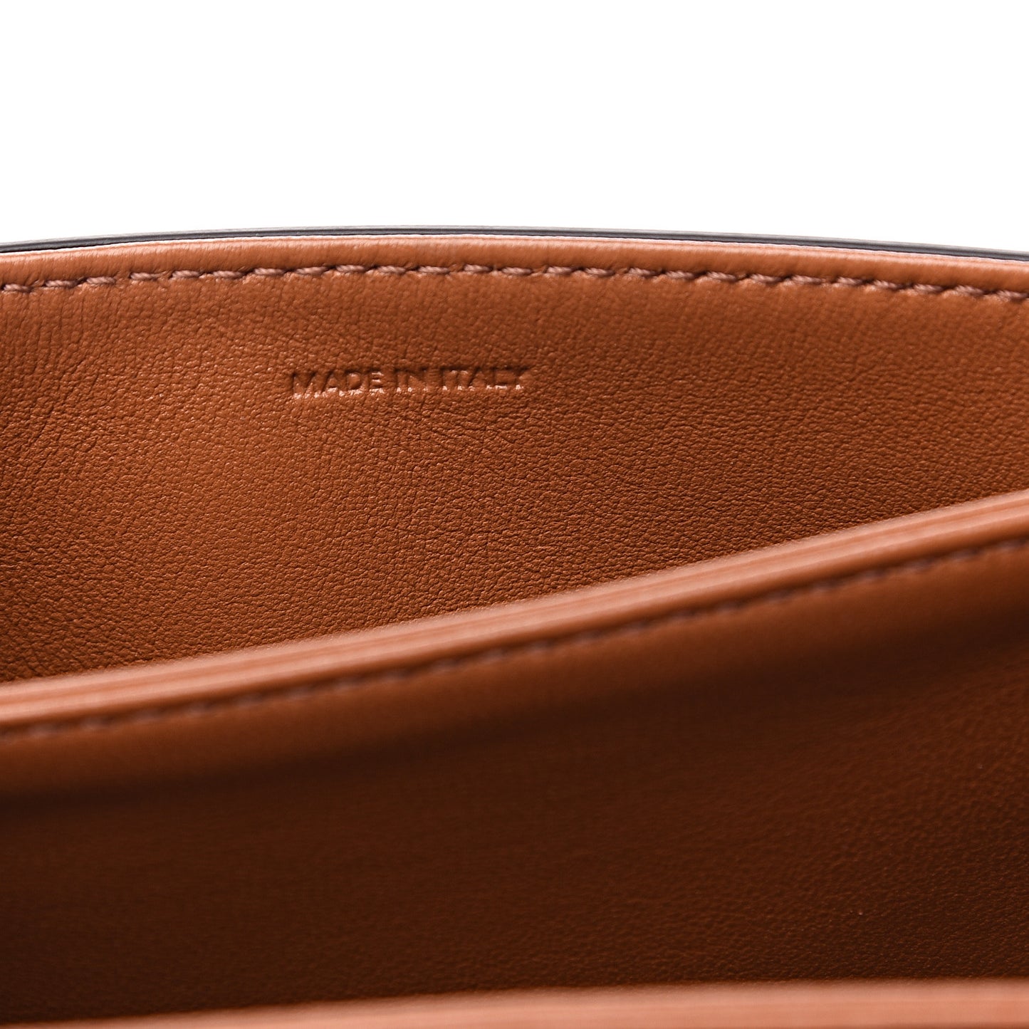 Calfskin Triomphe Canvas Teen Triomphe Bag Tan