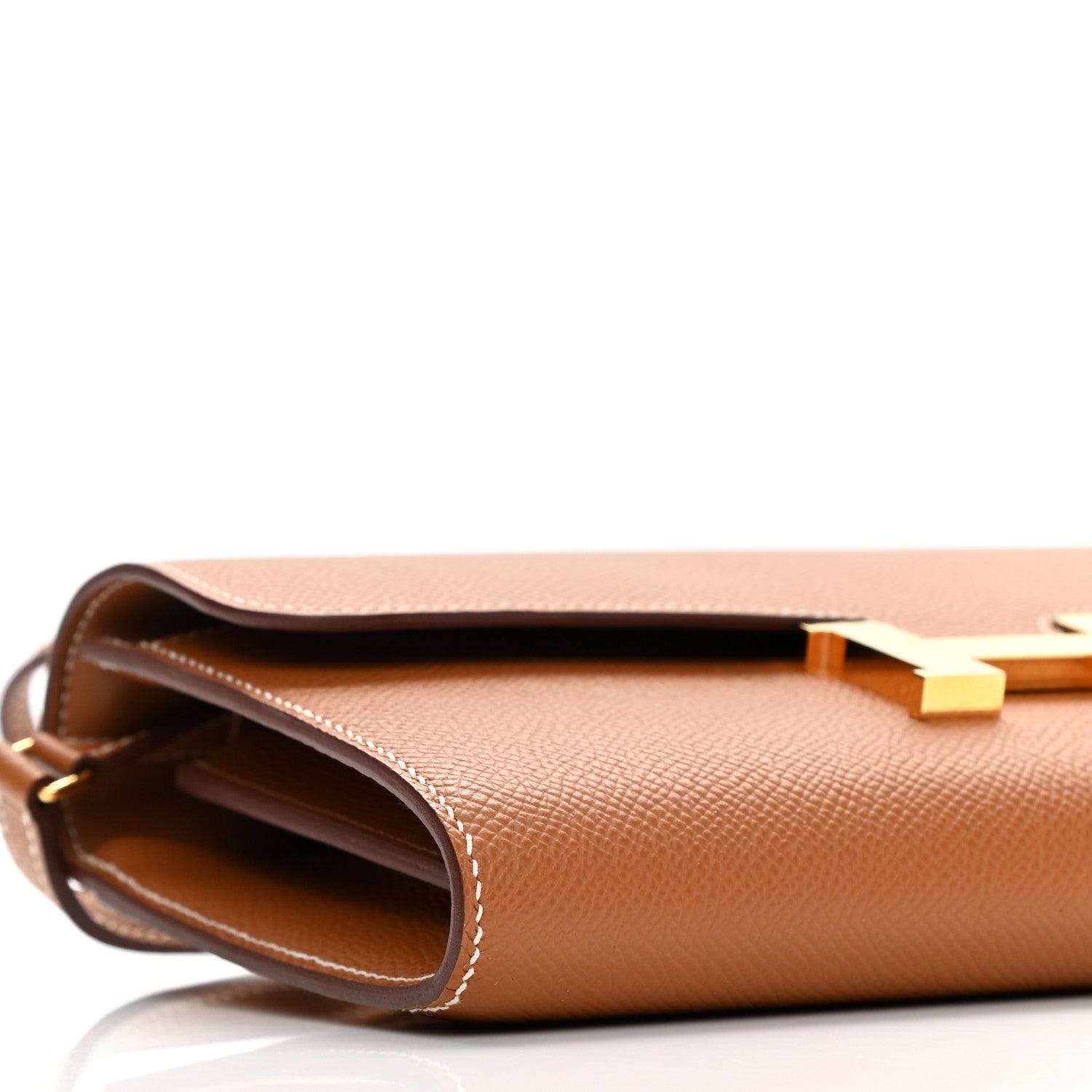 Hermes Epsom Constance Long Wallet To Go Gold 9 of 10