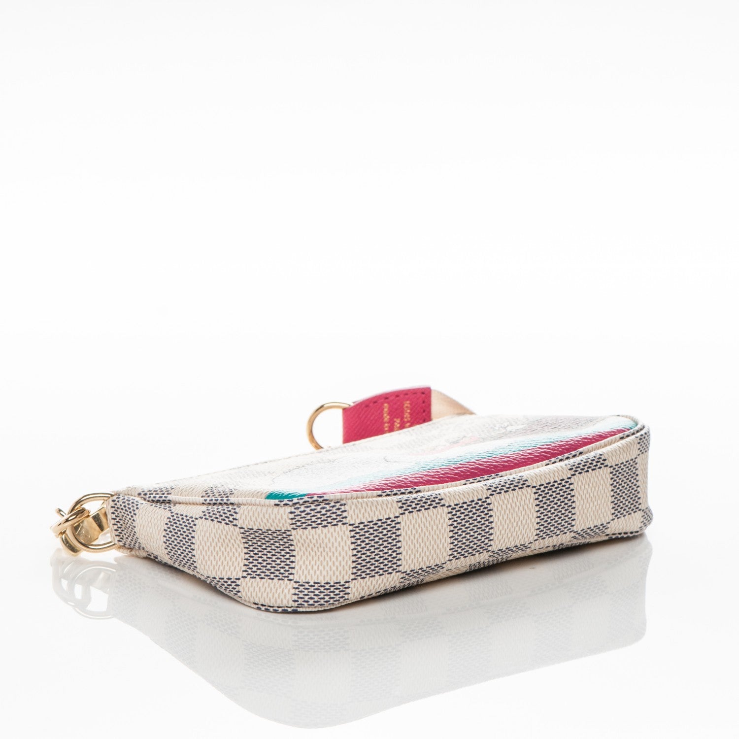 Louis Vuitton Damier Azur 2015 Christmas Animation Mini Pochette Accessories 4 of 7
