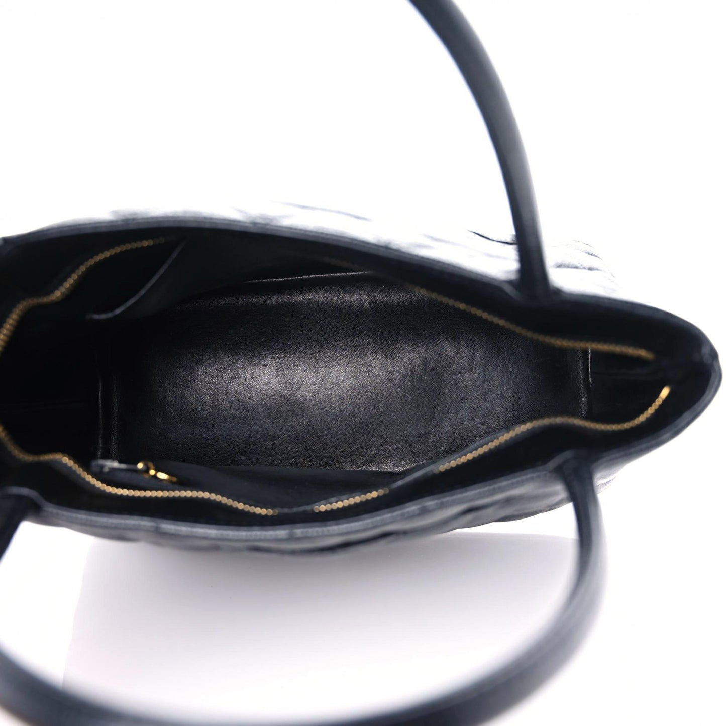 Caviar Quilted Medallion Tote Black