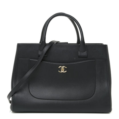 Chanel Grained Calfskin Medium Neo Executive Shopper Tote Black 1 of 23