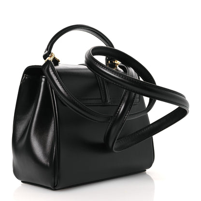 Celine Satinated Calfskin Mini 16 Top Handle Bag Black 4 of 29