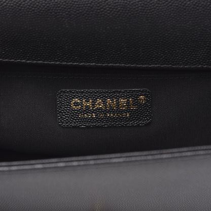 Chanel Caviar Quilted Medium Boy Flap Black 6 of 12