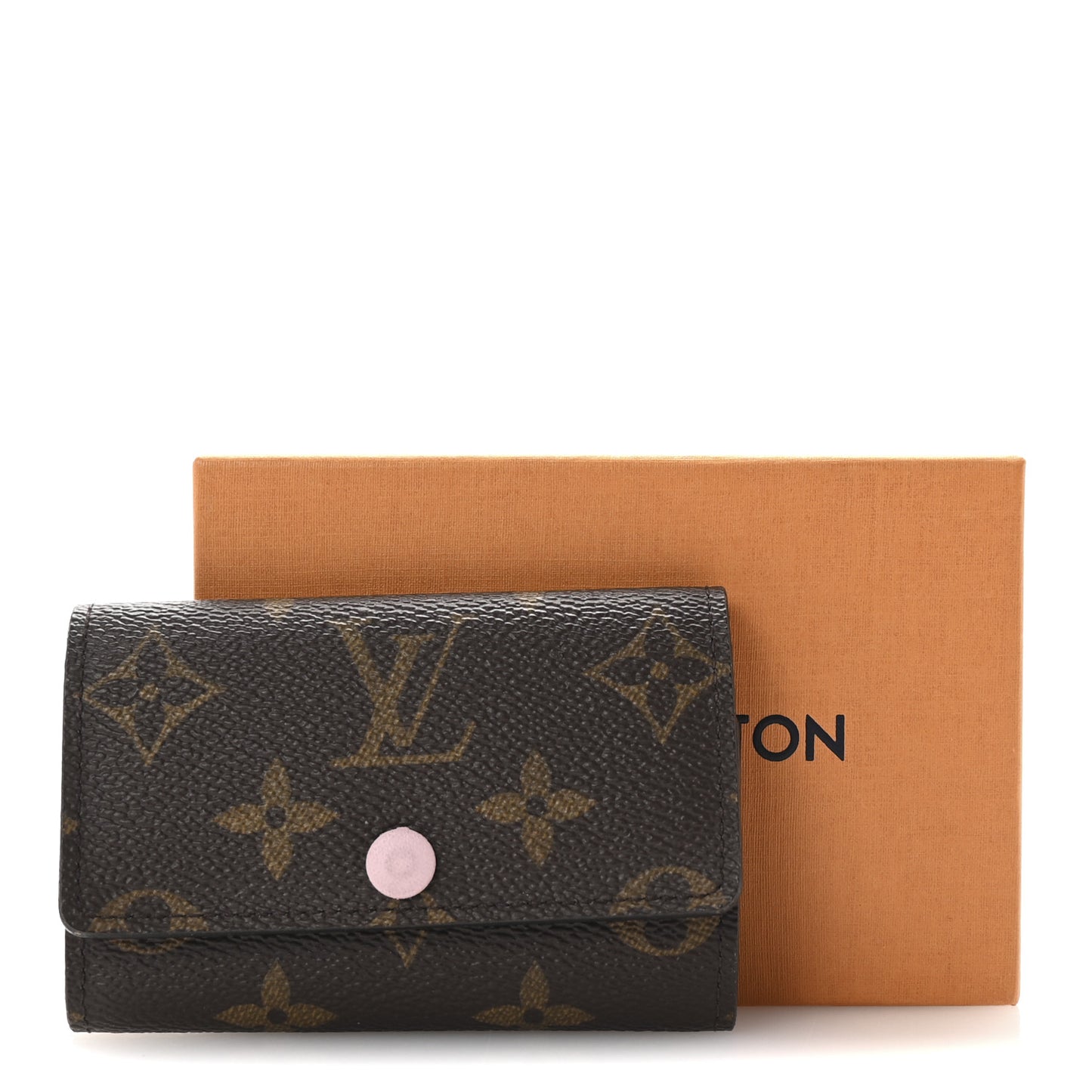 Monogram Multicles 6 Key Holder Rose Ballerine