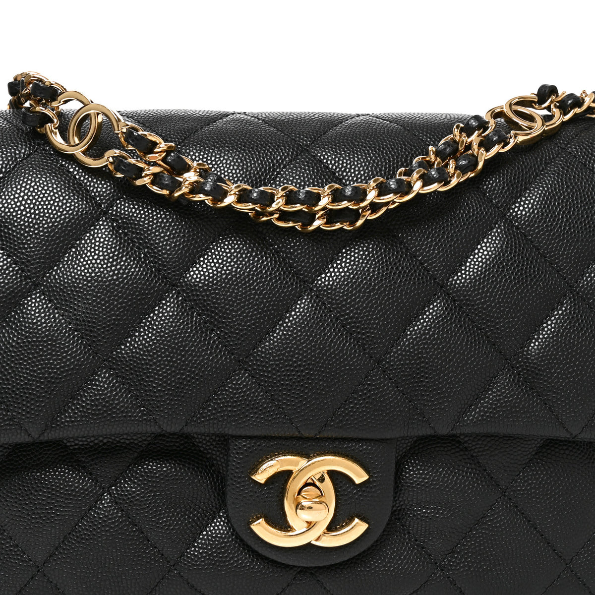 Chanel Caviar Quilted Small CC You Flap Black 8 of 10