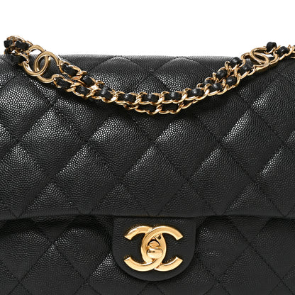 Chanel Caviar Quilted Small CC You Flap Black 8 of 10
