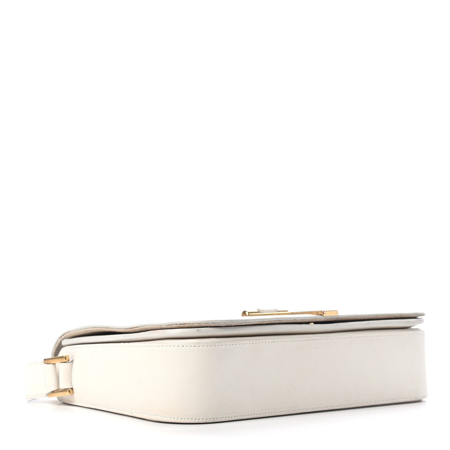 Saint Laurent Calfskin Classic Y Satchel White 3 of 5