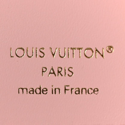 Louis Vuitton Calfskin Nanogram Embossed Victorine Wallet Light Bliss 6 of 6
