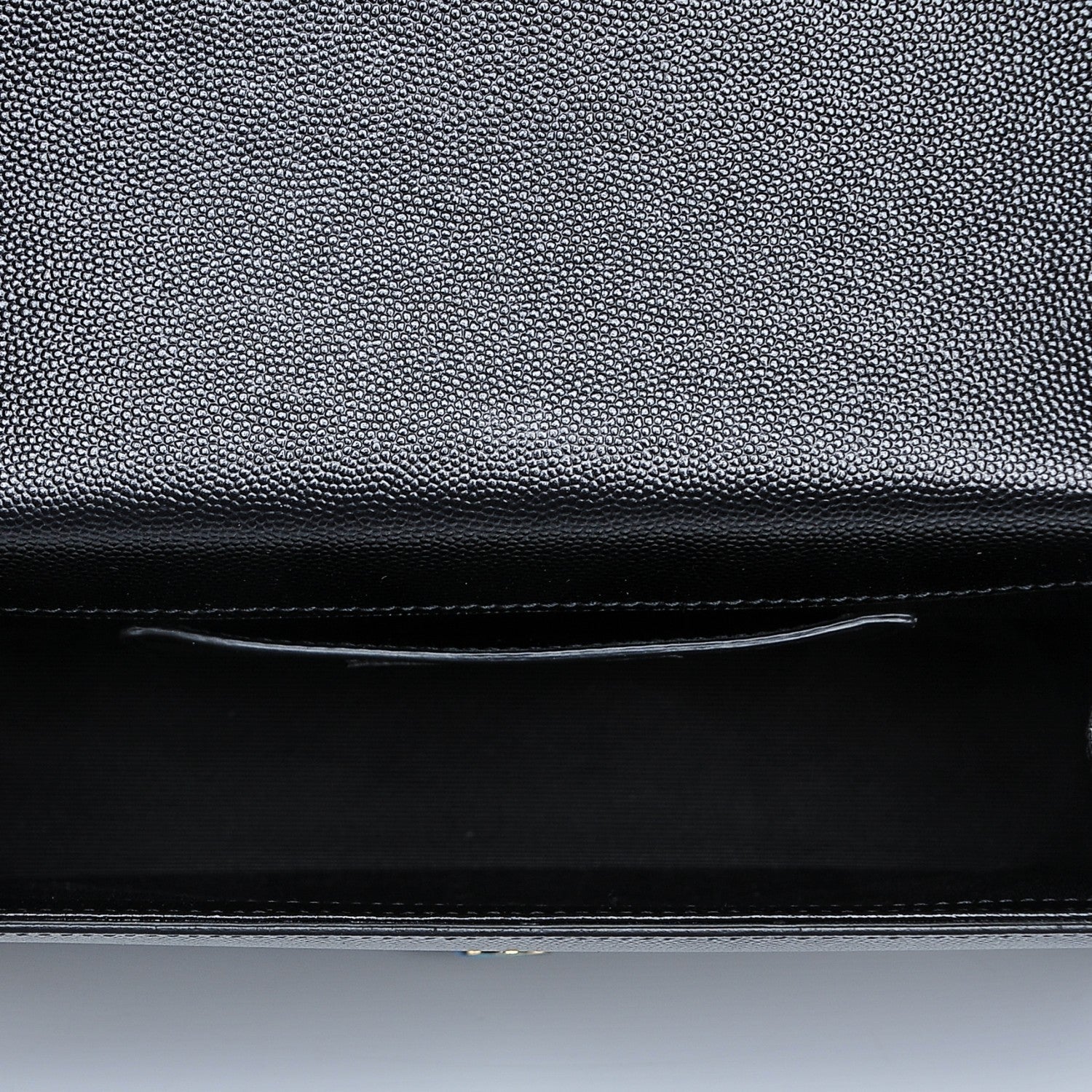 Saint Laurent Grain De Poudre Medium Classic Monogram Kate Satchel Black 5 of 6