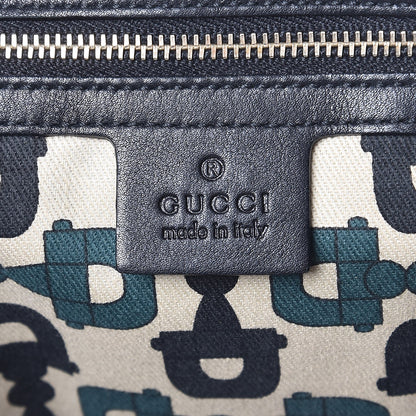 Gucci Guccissima Small Pelham Shoulder Bag Black 7 of 19