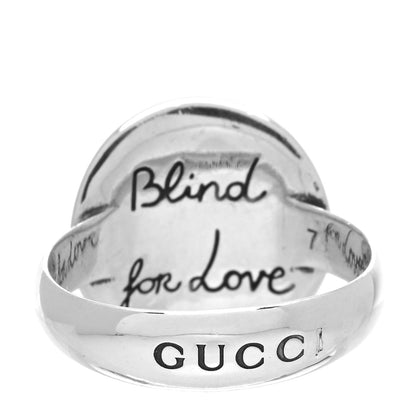 Gucci Sterling Silver Blind for Love Mystic Cat Ring 47 4 3 of 6