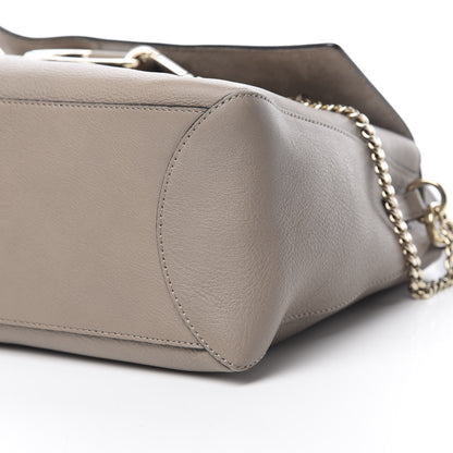 Chloe Calfskin Medium Faye Day Shoulder Bag Motty Grey 10 of 11
