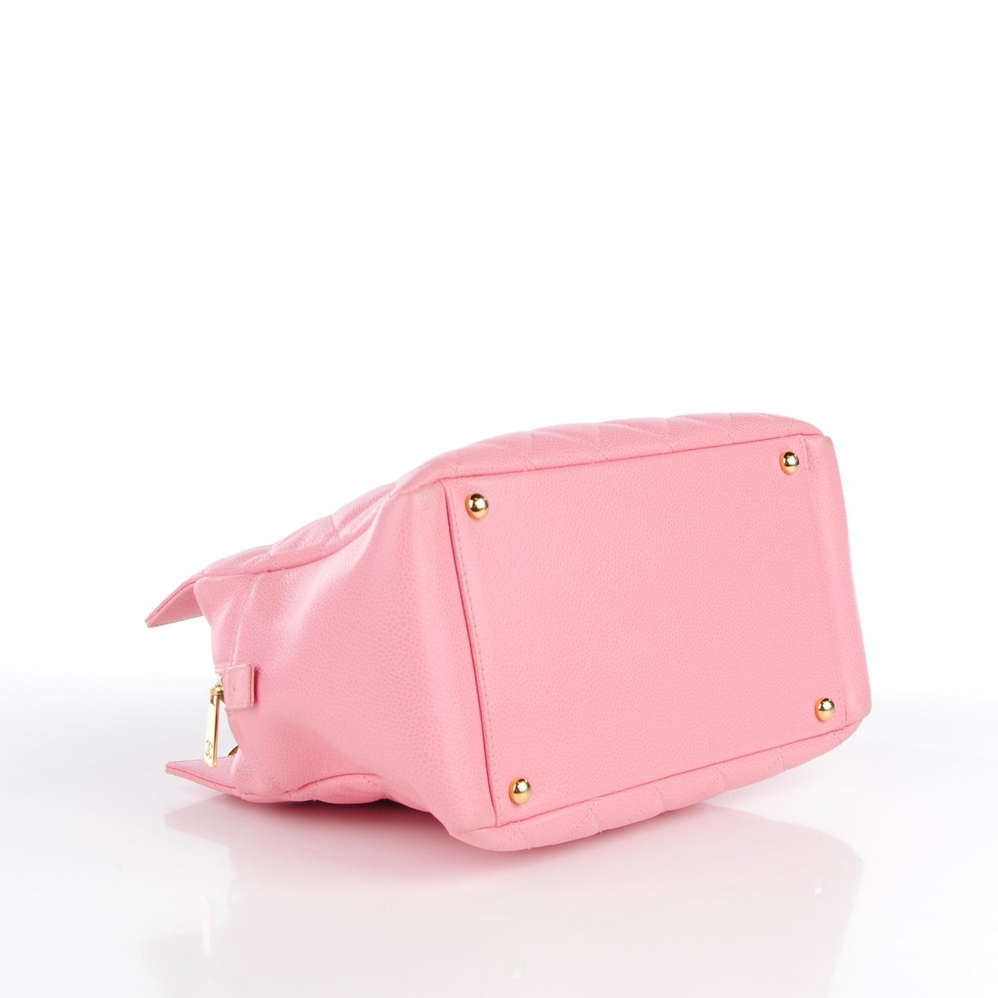 Caviar Quilted Petit Timeless Shopping Tote PTT Pink