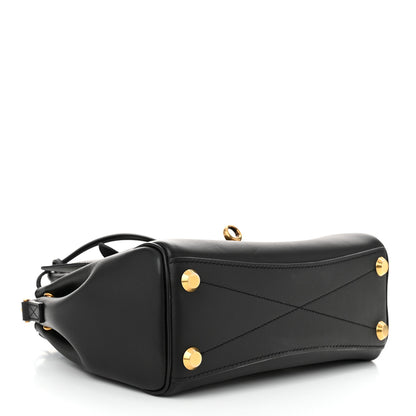 Balenciaga Smooth Calfskin Mini Bel Air Carry All Bag Black 4 of 9