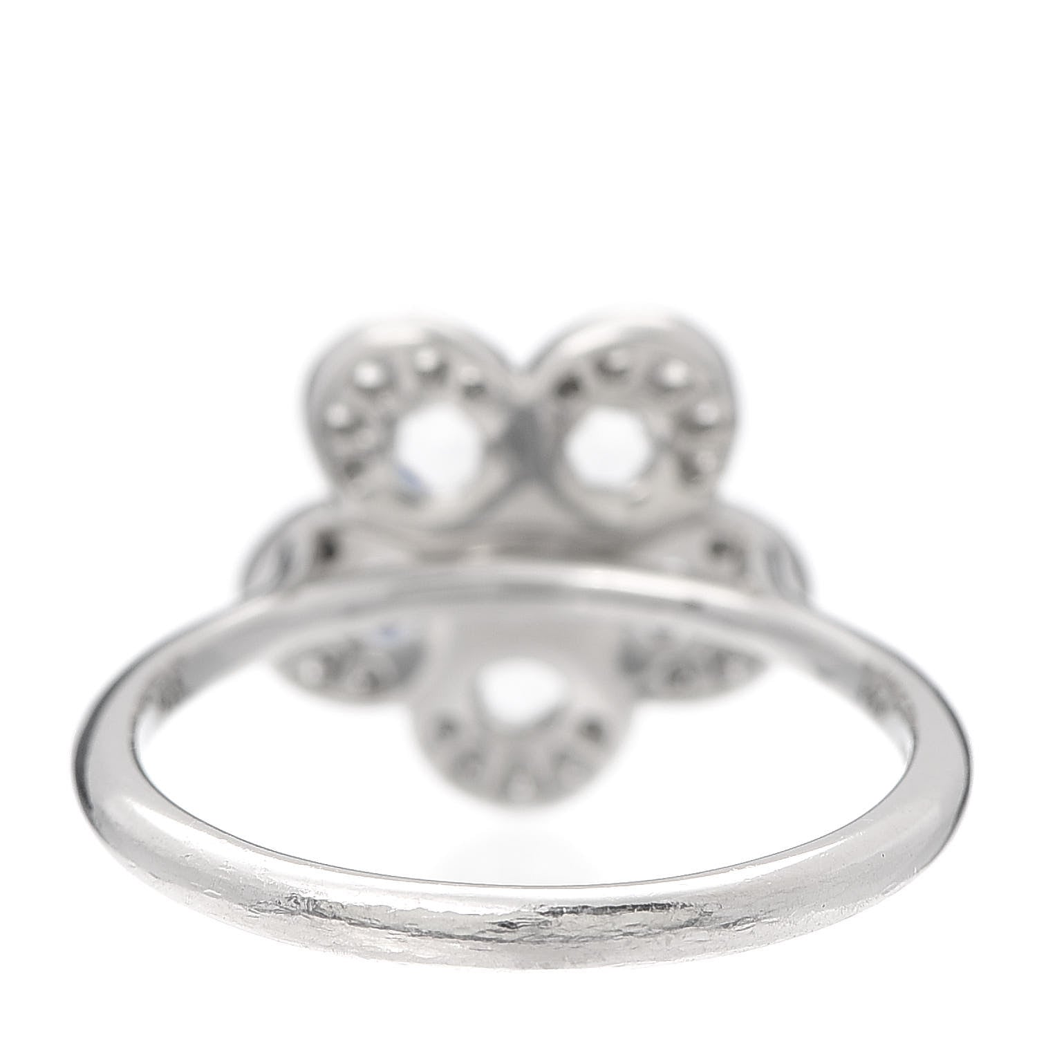 Tiffany Platinum Diamond Enchant Flower Ring 52 6 3 of 5