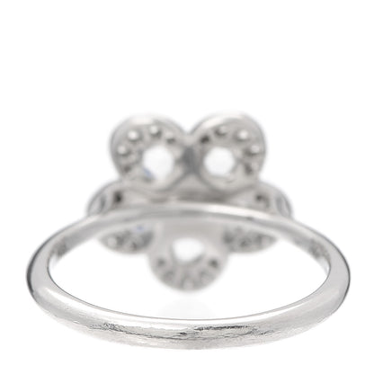 Tiffany Platinum Diamond Enchant Flower Ring 52 6 3 of 5