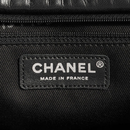 Chanel Lambskin Cells Accordion Tote Black 6 of 8