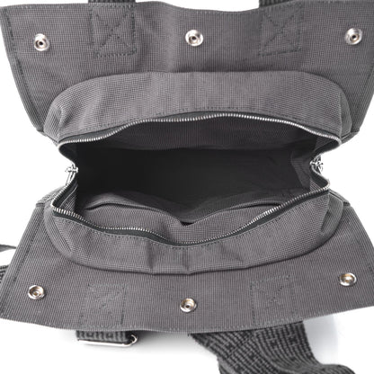 Hermes Canvas Herline Backpack Grey 5 of 5