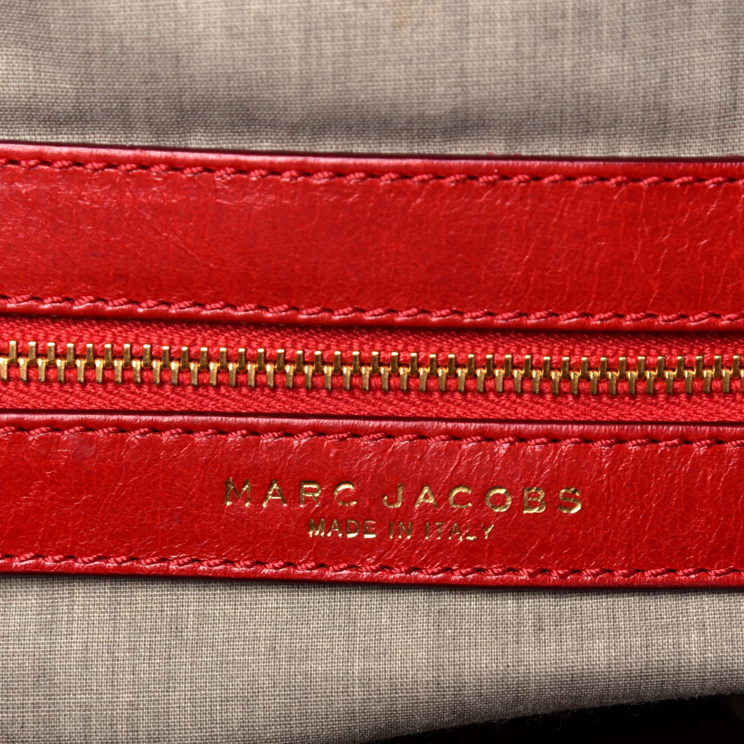 Marc Jacobs Calfskin Patchwork Stam Red 7 of 10
