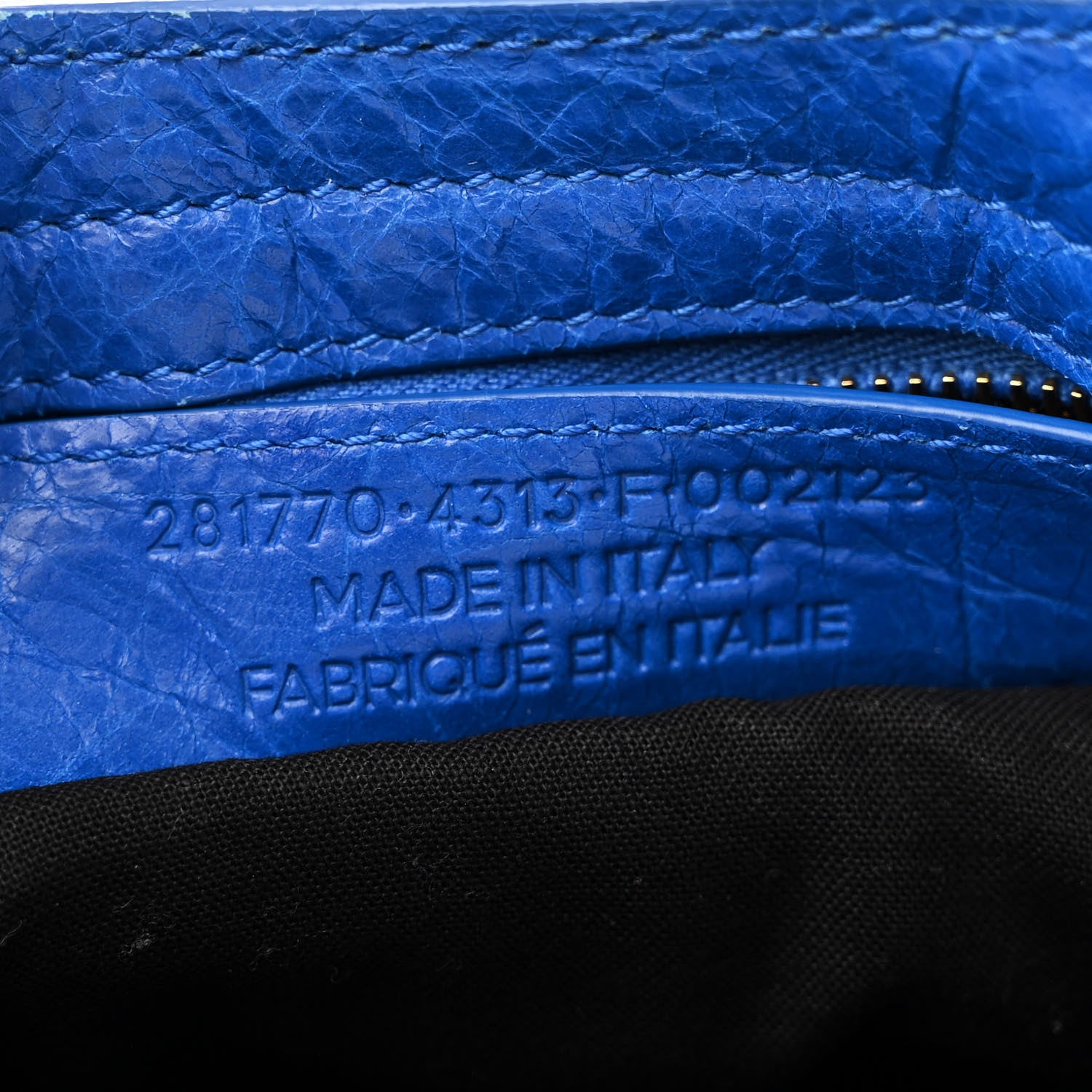 Balenciaga Agneau Giant 12 Gold Hardware City Bleu Lazuli 8 of 11