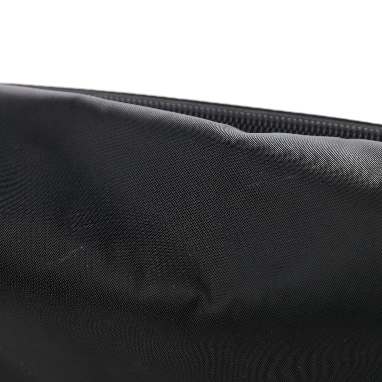 Prada Tessuto Nylon Saffiano Messenger Bag Black 12 of 14