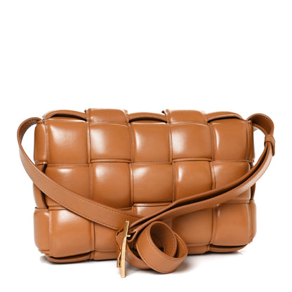 Bottega Veneta Nappa Maxi Intreccio Padded Cassette Crossbody Bag Caramel 3 of 12