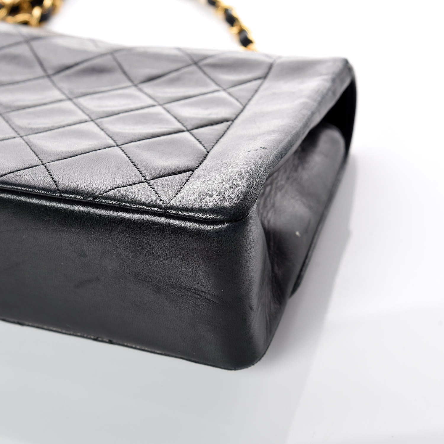 Chanel Lambskin Quilted Medium Single Flap Black 19 of 21