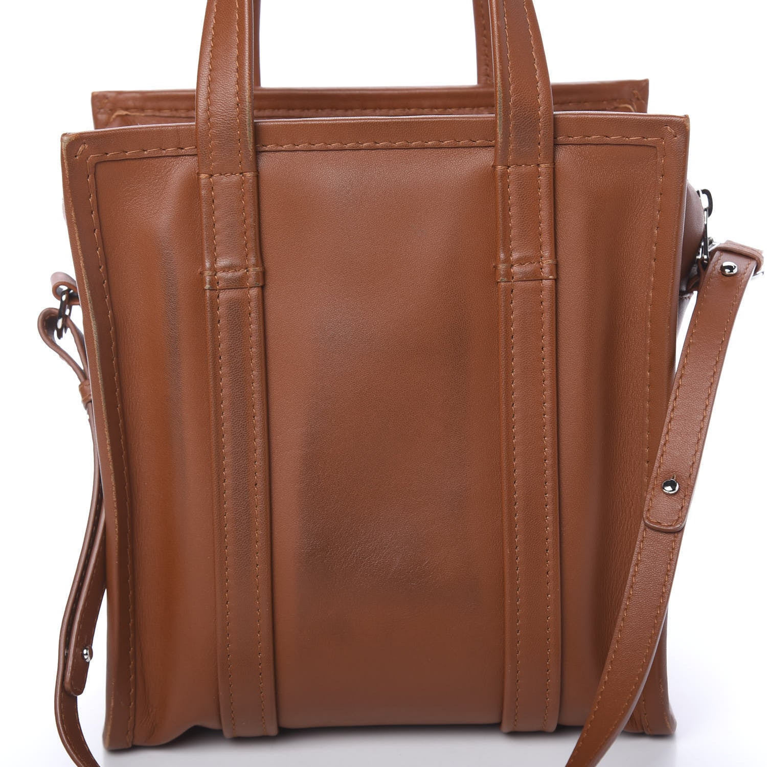 Balenciaga Agneau XS Bazar Shopper Tote Marron Fauve 17 of 21