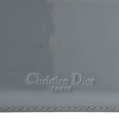 Christian Dior Patent Cannage Lady Dior Card Holder Cloudy Blue 6 of 9