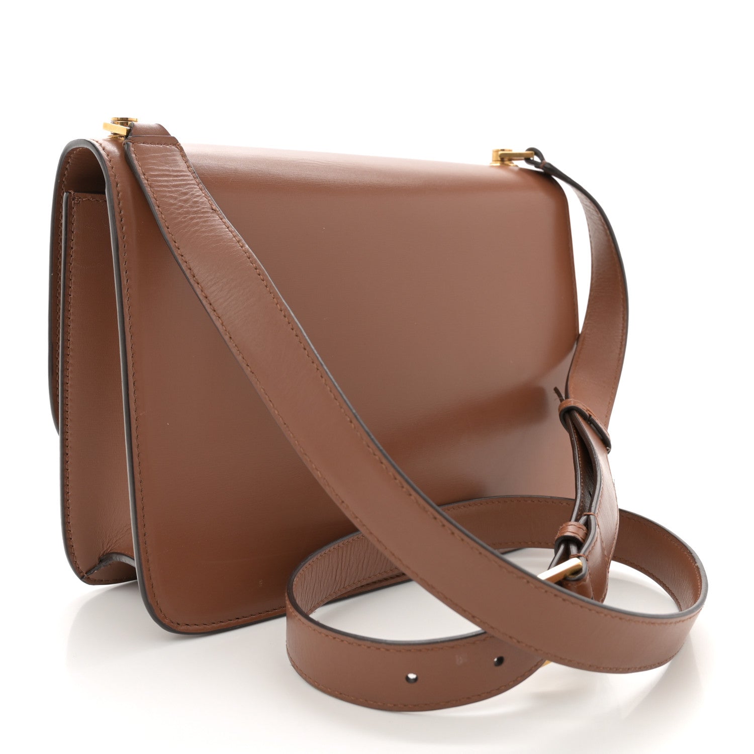 Saint Laurent Smooth Calfskin Carre Satchel Brick 2 of 14