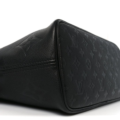 Louis Vuitton Empreinte Monogram Giant Neverfull MM Black 8 of 9