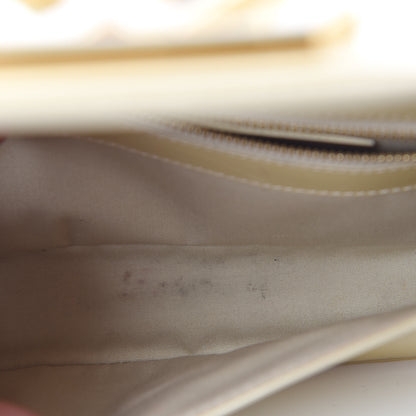 Louis Vuitton Patent Sobe Clutch Blanc Corail 13 of 14