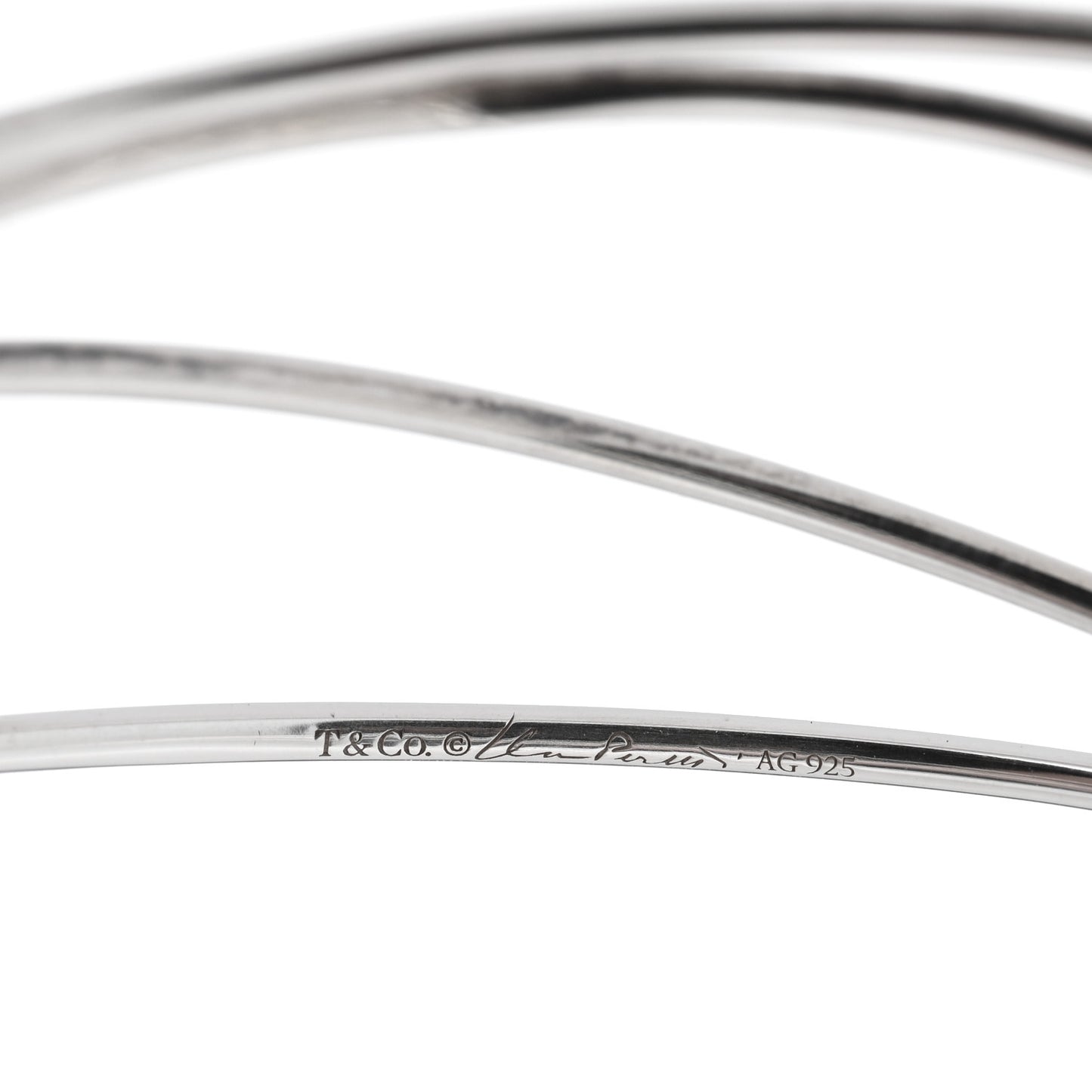 Sterling Silver Elsa Peretti Five Row Wave Bracelet