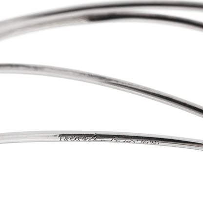 Tiffany Sterling Silver Elsa Peretti Five Row Wave Bracelet 3 of 3